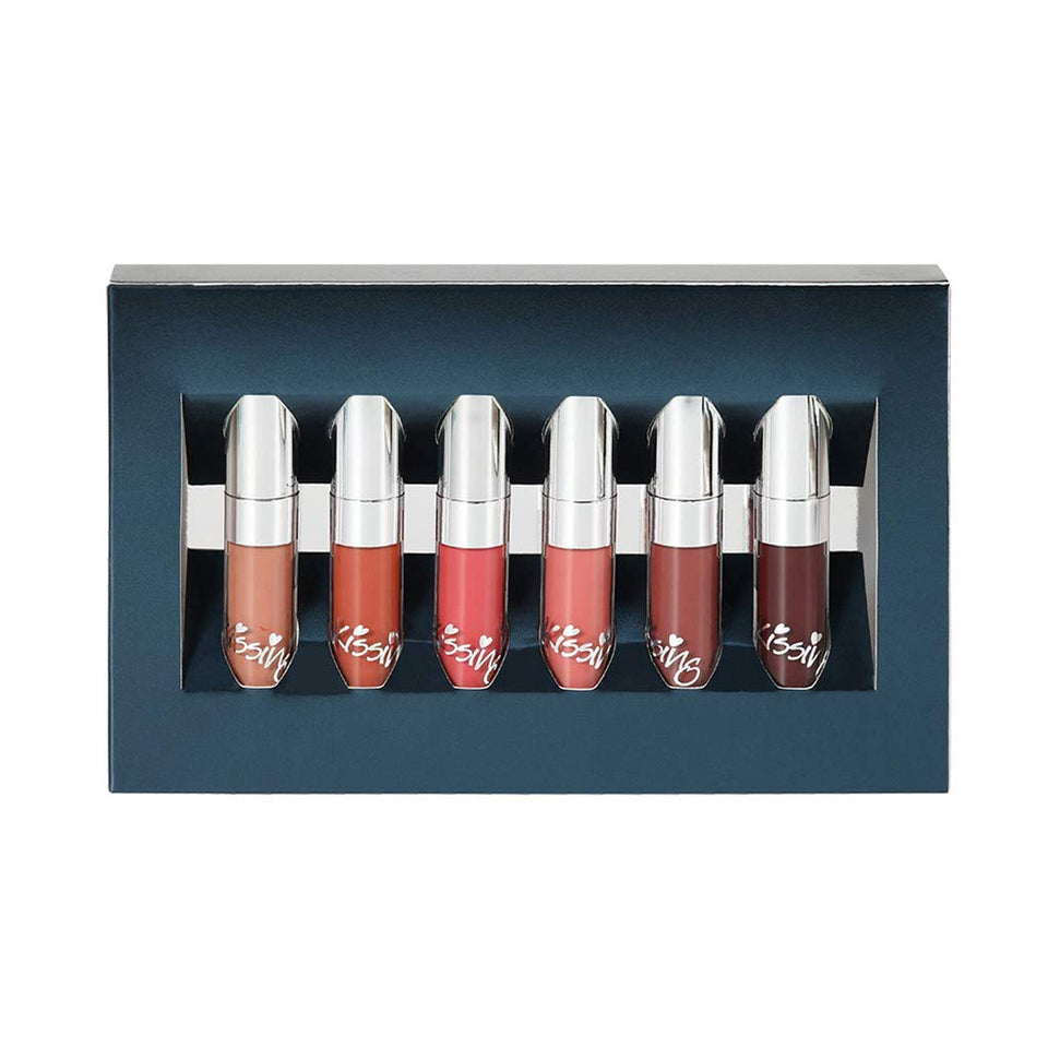 Hennta Mejores Regalos para Las Mujeres! New Sexy 6 Lipstick de Larga duración Impermeable líquido Mate Lipstick Velvet Matte Lipgloss Sets