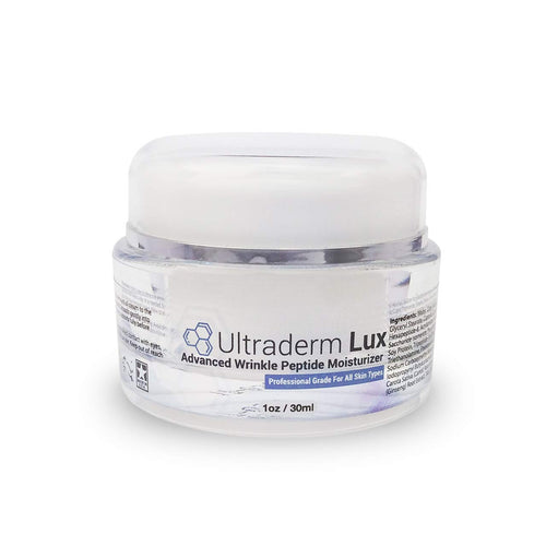 Advanced Wrinkle Peptide Moisturizer de Ultraderm Lux, Crema antiedad para reducir las arrugas y líneas de expresión de tu rostro. 30ml