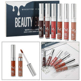 Hennta Mejores Regalos para Las Mujeres! New Sexy 6 Lipstick de Larga duración Impermeable líquido Mate Lipstick Velvet Matte Lipgloss Sets