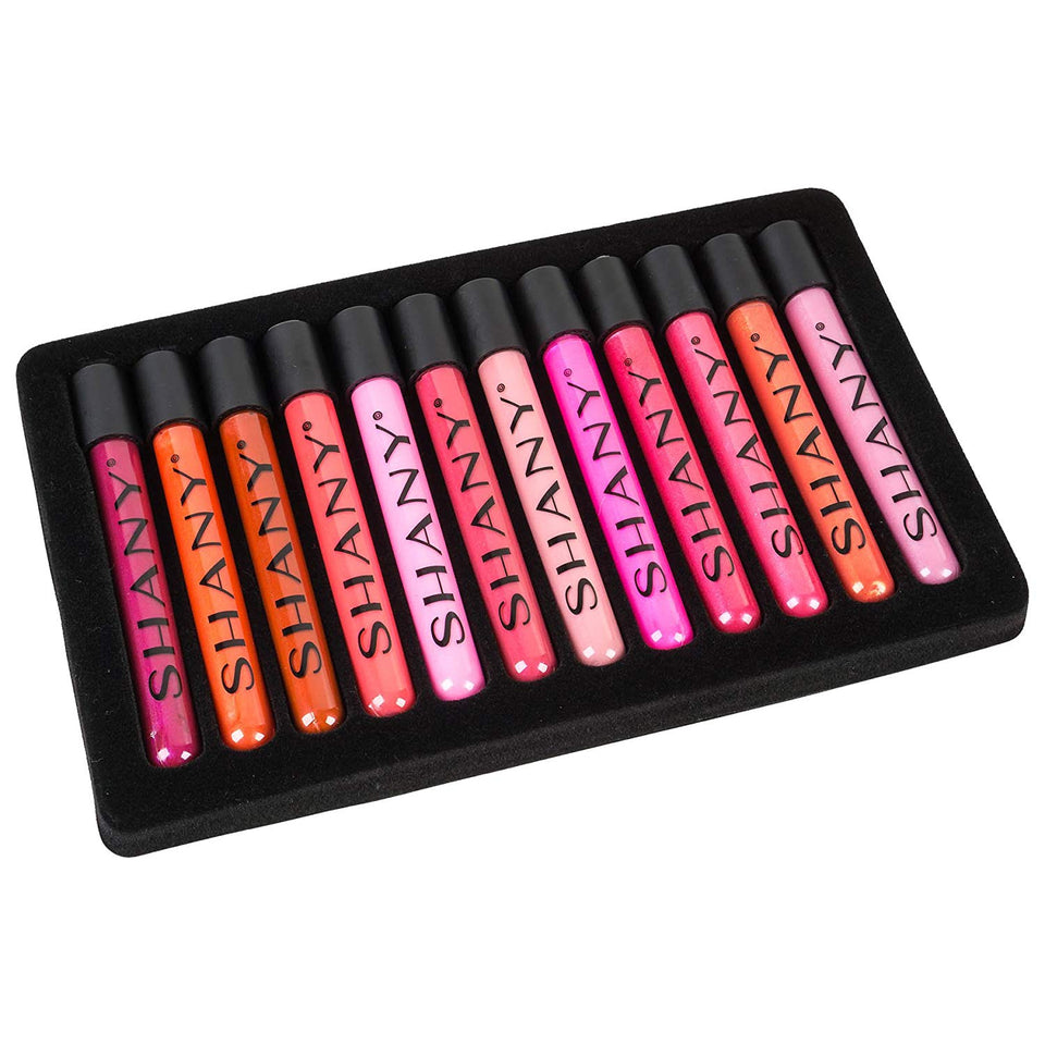 Shany The Wanted Ones - Juego de 12 brillos de labios con aloe vera y vitamina E