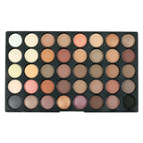 MagiDeal Favorable Gama de Colores Mate de Fundación Blusher Sombreador de Ojos Reflejo de Maquillaje + 10 Piezas Cepillos Cara Contorno de Labios Sombra de Ojos + Soplo de Polvo