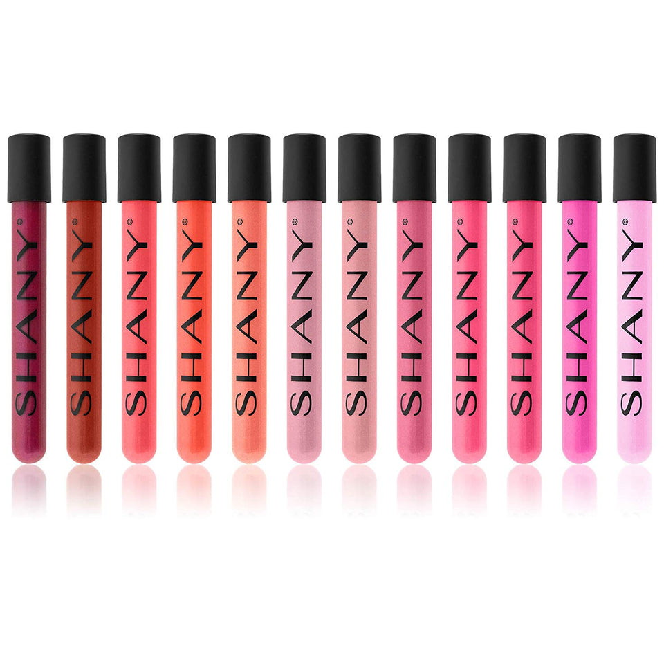Shany The Wanted Ones - Juego de 12 brillos de labios con aloe vera y vitamina E