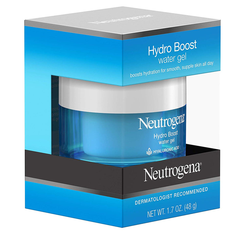 Neutrogena Hydro Boost Hyaluronic Acid Hydrating Water Face Gel Moisturizer for Dry Skin, 1.7 fl. oz