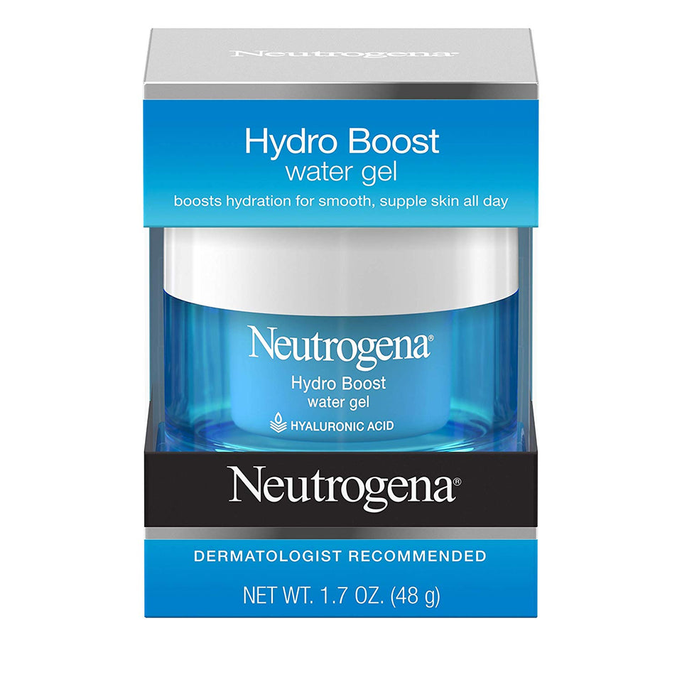 Neutrogena Hydro Boost Hyaluronic Acid Hydrating Water Face Gel Moisturizer for Dry Skin, 1.7 fl. oz