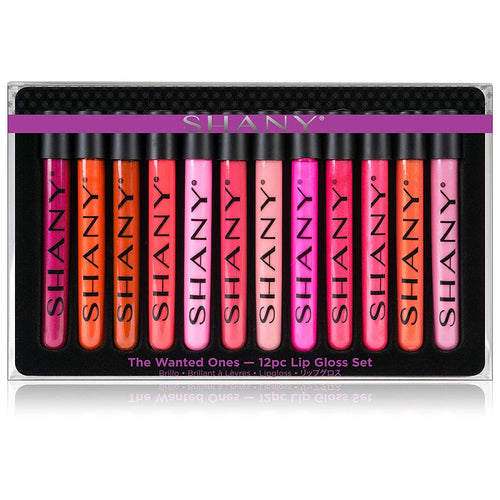 Shany The Wanted Ones - Juego de 12 brillos de labios con aloe vera y vitamina E