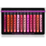 Shany The Wanted Ones - Juego de 12 brillos de labios con aloe vera y vitamina E