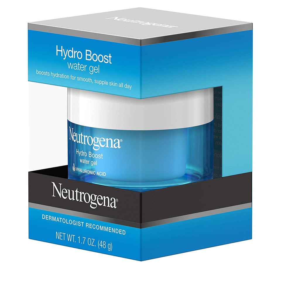 Neutrogena Hydro Boost Hyaluronic Acid Hydrating Water Face Gel Moisturizer for Dry Skin, 1.7 fl. oz