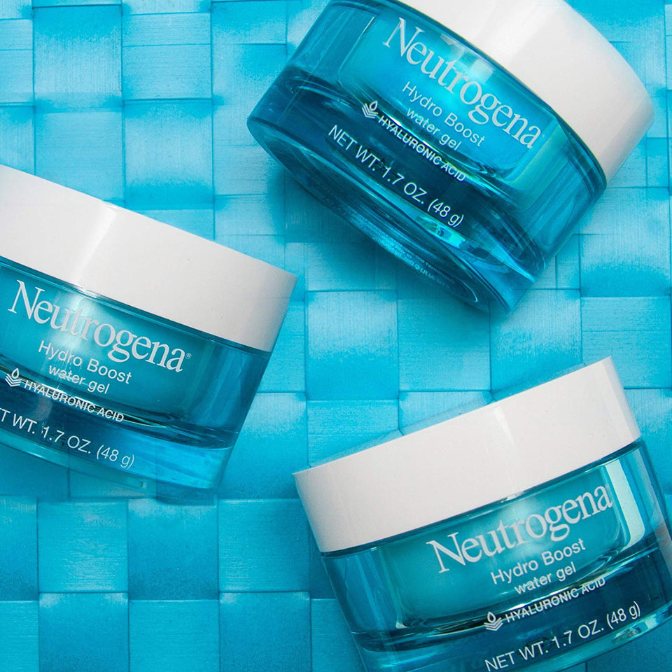 Neutrogena Hydro Boost Hyaluronic Acid Hydrating Water Face Gel Moisturizer for Dry Skin, 1.7 fl. oz