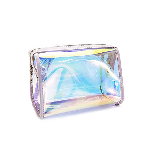 Bolsa de maquillaje iridiscente