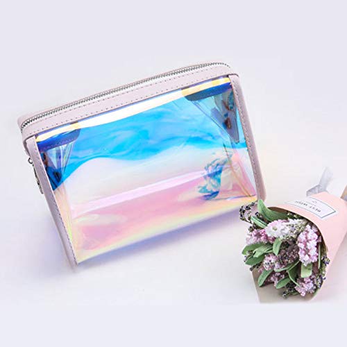 Bolsa de maquillaje iridiscente