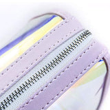 Bolsa de maquillaje iridiscente